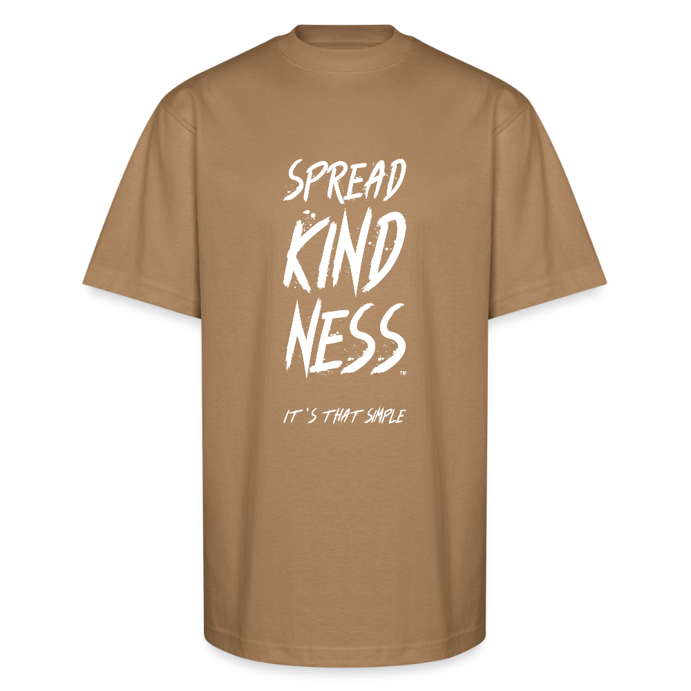 SPREAD KINDNESS Unisex Oversized Heavyweight T-Shirt - khaki