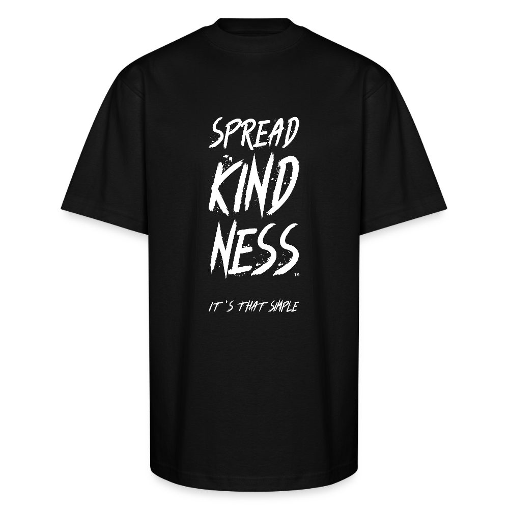 SPREAD KINDNESS Unisex Oversized Heavyweight T-Shirt - black