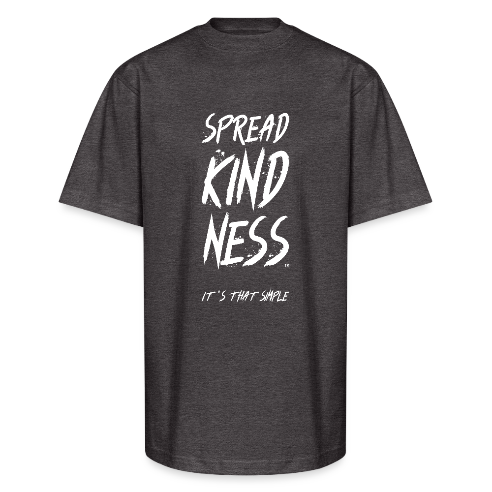 SPREAD KINDNESS Unisex Oversized Heavyweight T-Shirt - charcoal grey